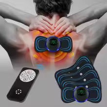 Parches EMS masajeadores ⚡ alivio del dolor muscular y cervical en minutos | terapia portátil en casa