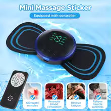 Parches EMS masajeadores ⚡ alivio del dolor muscular y cervical en minutos | terapia portátil en casa
